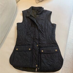 Navy Barbour Quilted Women's Vest